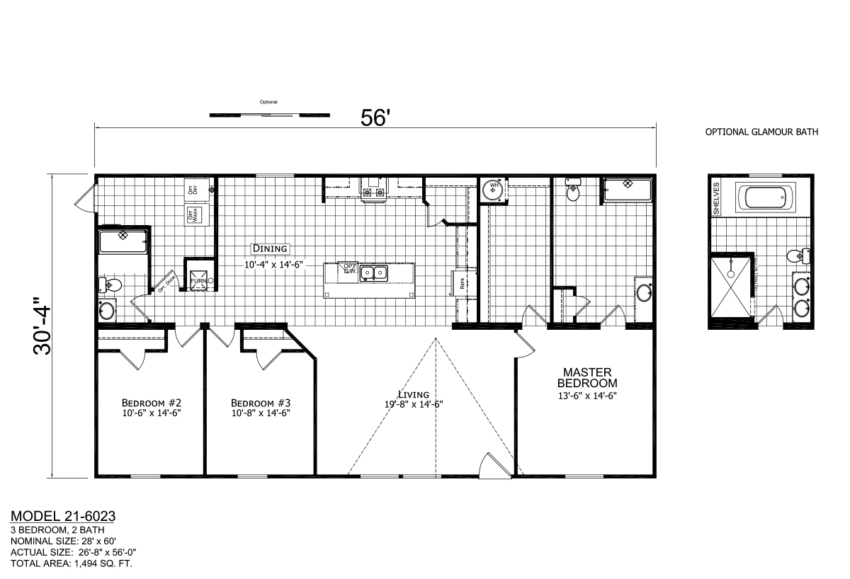 Champion Homes Ridgecrest LE II For Sale by Yurezz Home Center of